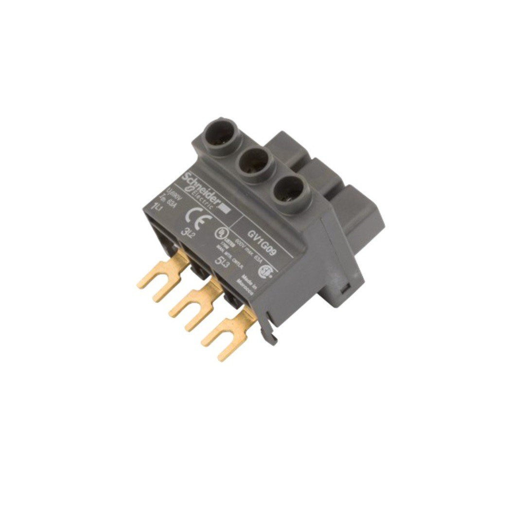 Bornero de control LU9MR1 TeSys U Schneider para conexión precisa de bloque LU6M 4
