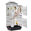 Yaheetech 39-inch Roof Top Large Flight Parrot Bird Cage for Small Quaker Parrot Cockatiel Sun Parakeet Green Cheek Conure Budgie Finch Lovebird Canary Pet Bird Cage w/Toys