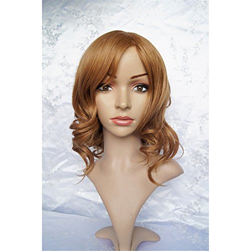LanTing Cosplay Perücke Axis Powers Hetalia APH U.S.A Emily Jones Brown Perücke Corta Cosplay Party Fashion Anime Human Costume Full wigs Synthetic Haar Heat Resistant Fiber