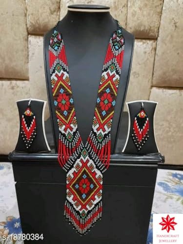 Collar ucraniano Gerdan de cuentas multicolor que soluciona looks apagados 2