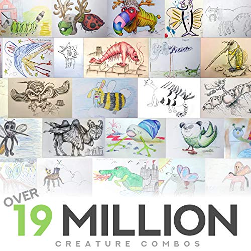 Mythical Creatures Drawing Game For Kids Mashup Animal Art Ideas. 150 Prompt Cards. Creative Gift For Tweens, Teens + Family Fun Night For All Imaginations! #TOP5