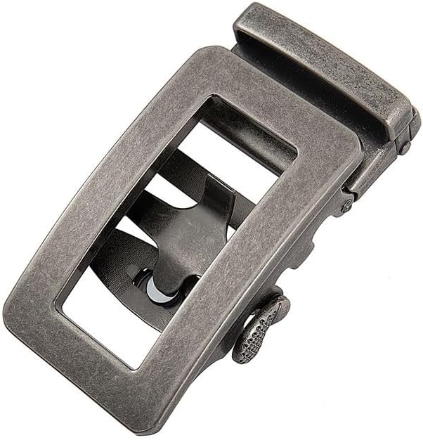 Hollow Metal Buckle Men's Belt Casual Automatic Tapering