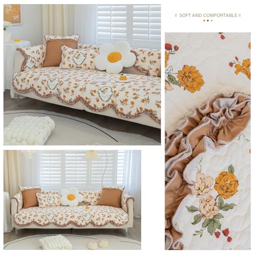 Housse de canapé lavable en coton pour protéger des taches de chat - 3