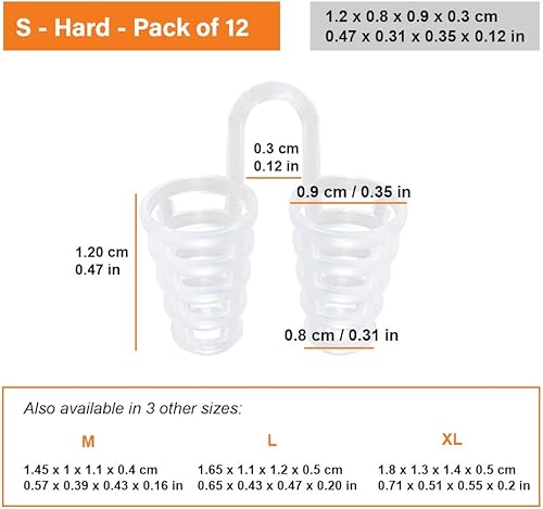 Miniatura 33 de Dilatador de alivio sinusal de ventilación nasal (paquete de 12 rejillas de ventilación de gran tamaño) suaves - Una solución simple para ronquidos
