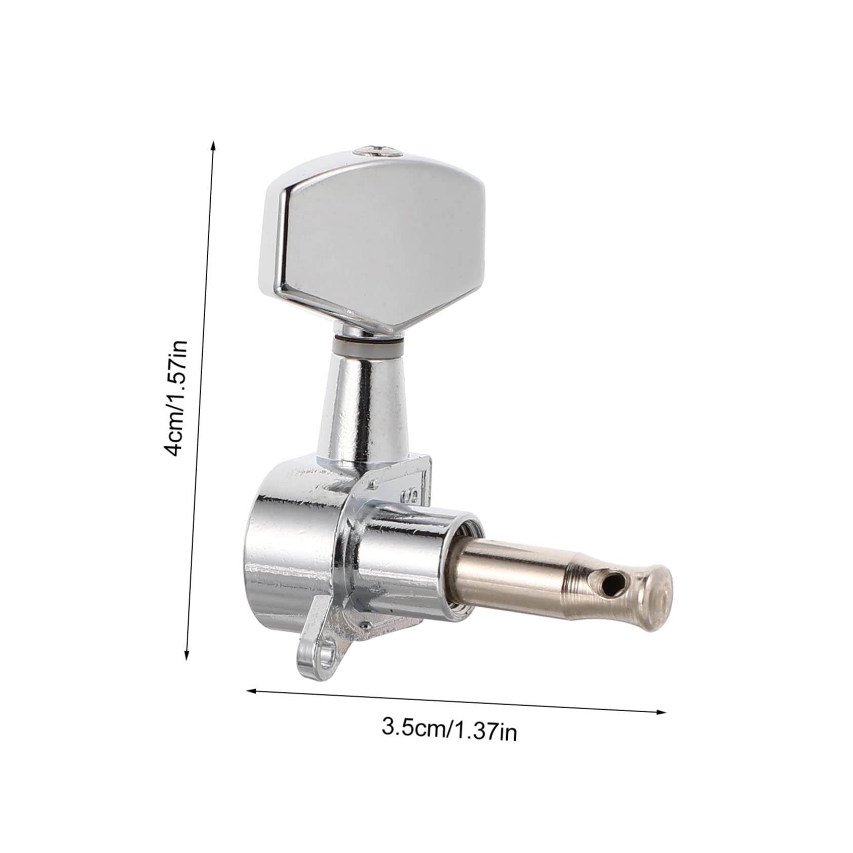 Yardwe 1 Set Acoustic Guitar Tuning Pegs Durable Machine Heads with String Winder Pin Puller for Easy Replacement and Maintenance of Guitar Accessories