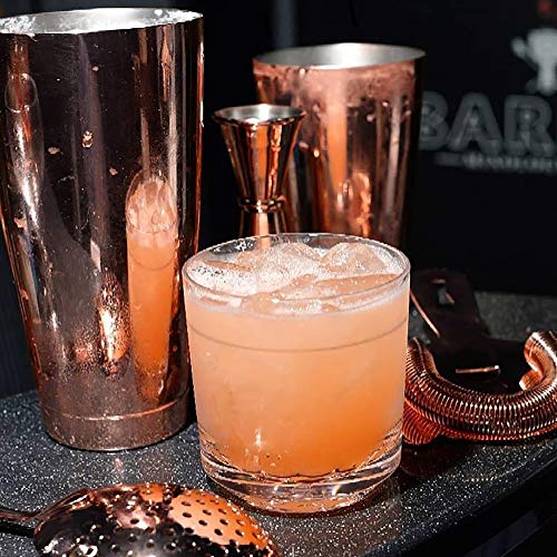 Drinique Unbreakable Elite Rocks Whiskey Glass (Set Of 4) 10Oz Old Fashion Whiskey Glasses - Stackable, Shatterproof, Dishwasher Safe - Clear #TOP2