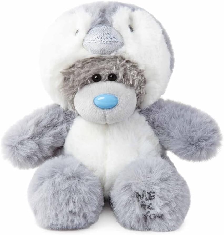Me to You Tatty Teddy in Penguin Costume - Official Collection,Blue,grey,white