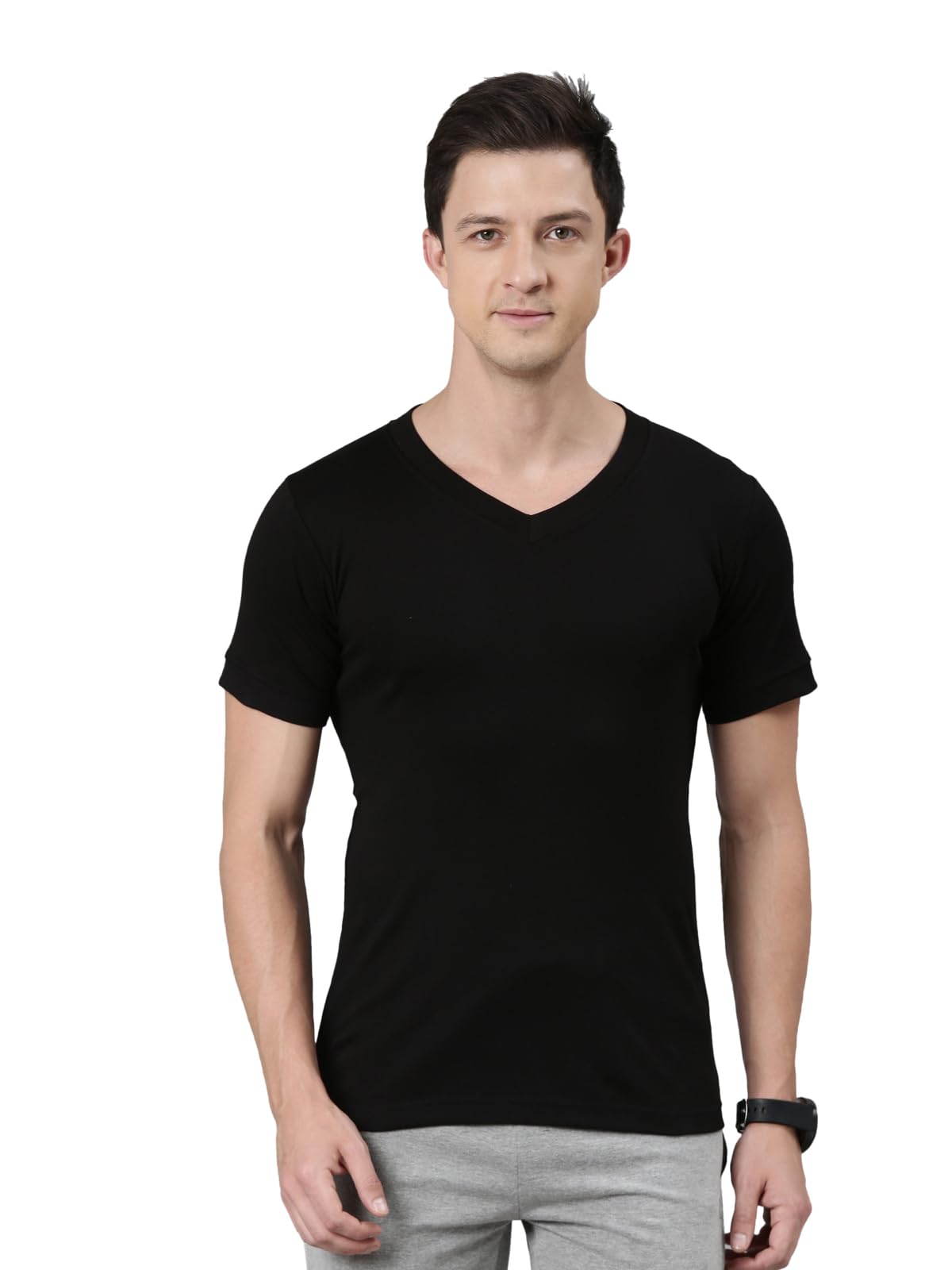 torrido Rupa Thermocot Solid Regular Fit Thermal Top (Torrido Men's VNHS 5501_Black_90-picture-11
