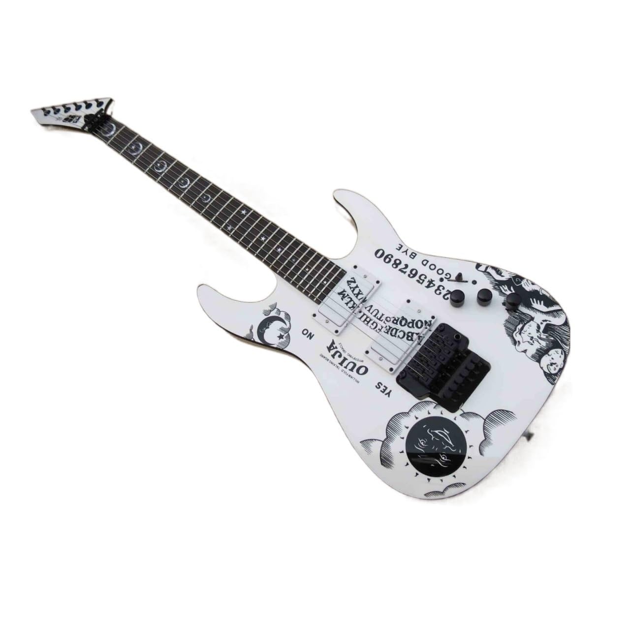 ホワイト ソリッドボディ エレキギター