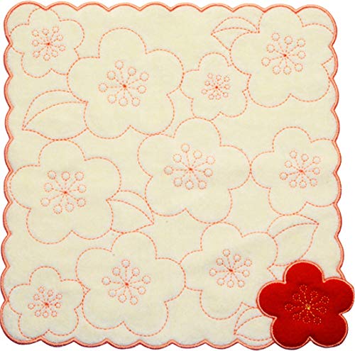 丸全(Maruzen) ミニタオル ふわわ梅クリーム 25×25cm 丸全(Maruzen) ミニタオル ふわわ梅クリーム 25×25cm