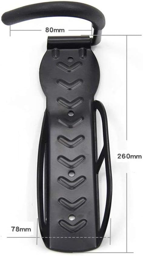 SagaSave Bike Rack Wall Mount Black Saving Space Bike Storage Rack with Mounting Accessories Vertical Bike Rack Holds Up to 66 lbs for All Bike Types