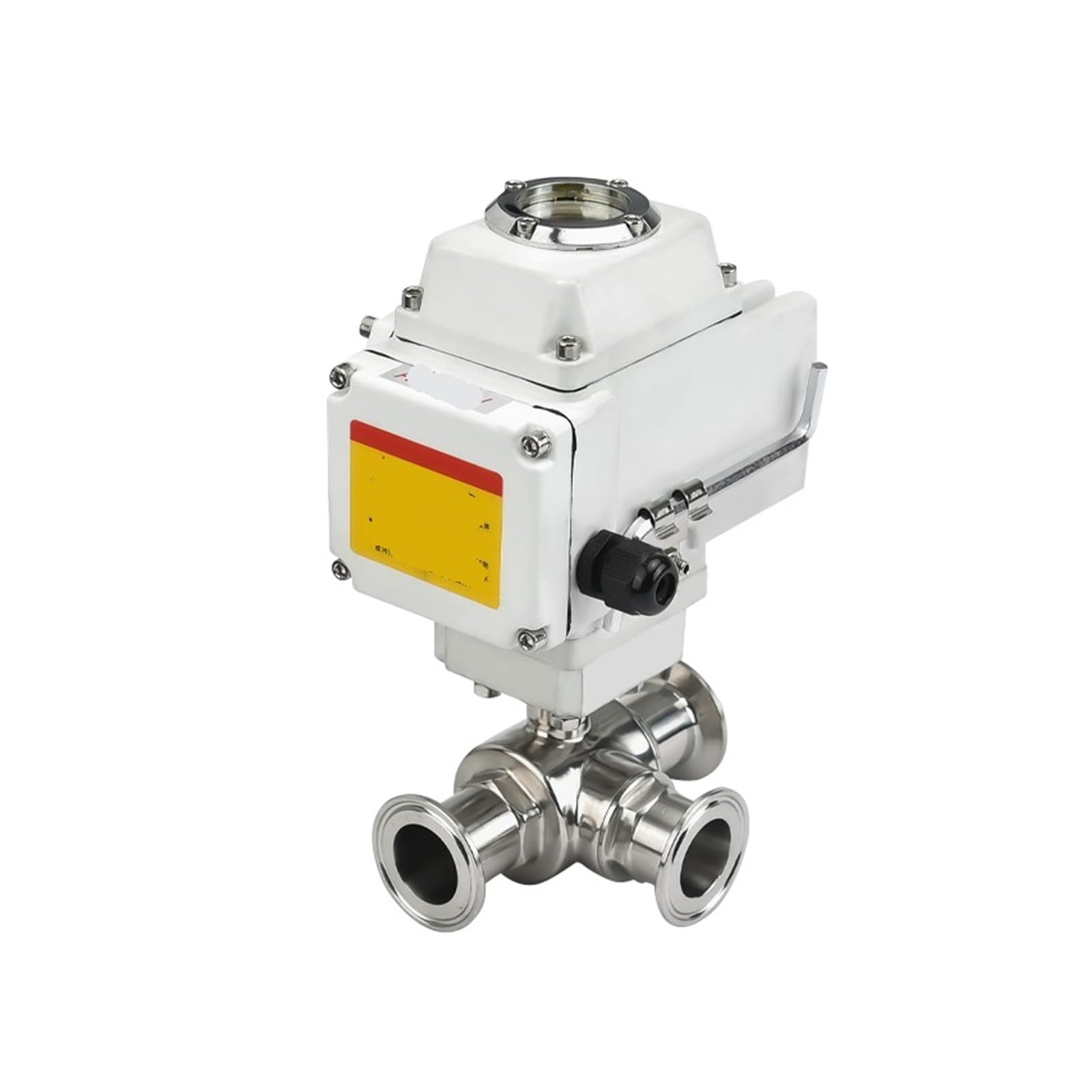 Vanne sanitaire en acier inoxydable 25mm 24V : l'excellence durable pour fluides exigeants