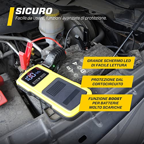 MAXTOOLS JSL360, Avviatore d'emergenza 12V 2100A