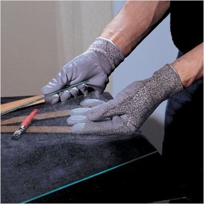 MAPA Krynit 559 Nitrile Heavy Duty Glove, Cut Resistant, 9-1/2 in Length, Size 9, Black