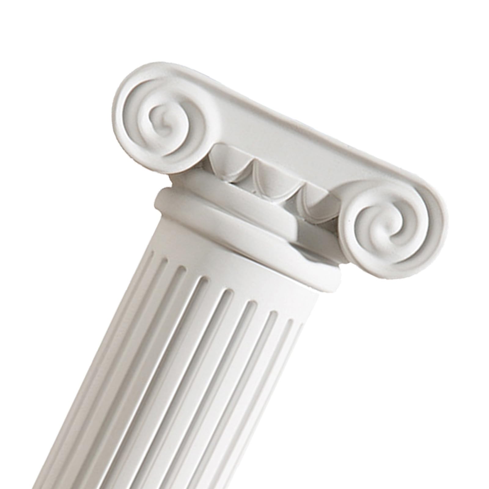 ABOOFAN 2 Pièces Vase Décoratif Colonne Romaine Blanche en Résine pour
