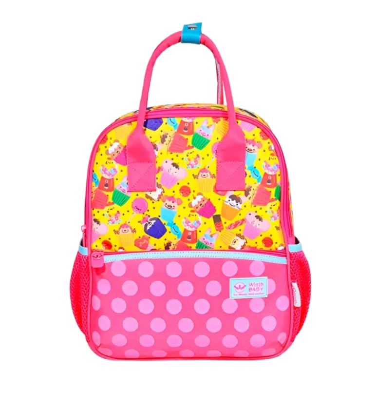 Mochila de Costas Bolsa Infantil Baby Feminina Docinhos (Rosa)