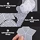 craspire 50 Stück 5 Stile Weiße Kunststoff Netz Canvas Blätter Basteln Stricken Häkeln Acrylgarn Projekte Kreuzstich Nadelspitze Herz Stern Für Untersetzer Stickereien DIY Handwerk Herstellen
