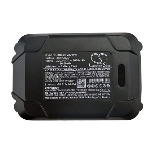 CellEdge 6000mAh Battery Compatible with Craftsman CMCS300M1, CMCS4000M1, CMCS500, CMCS500M1, CMCS600, CMCS600D1, CMCS714, CMCS714M1, for Part No. CMCB204, CMCB205, CMCB204-2 - Thumbnail 5