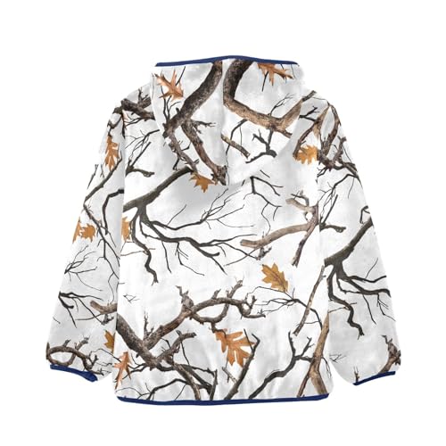 Tree and Leaf Toddler Jackets for Boys Winter Outerwear Kids 3T-10T2