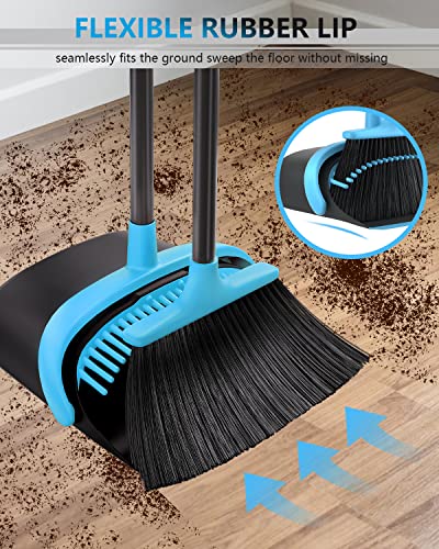 image for YANXUS Broom with Dustpan Combo Set, Broom and Dustpan Set with Option