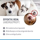 AniSupply Ohrmilbenöl für Hunde & Katzen 50ml – Pflegendes Ohröl mit Kamille gegen Ohrmilben – Sanfte Unterstützung bei Juckreiz & gereizten Ohren