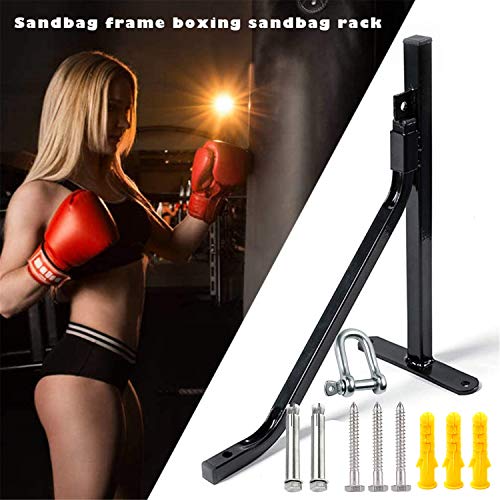 image for GRONG Punching Bag Bracket Hangers Heavy Iron Wall Mount Boxing Frame 