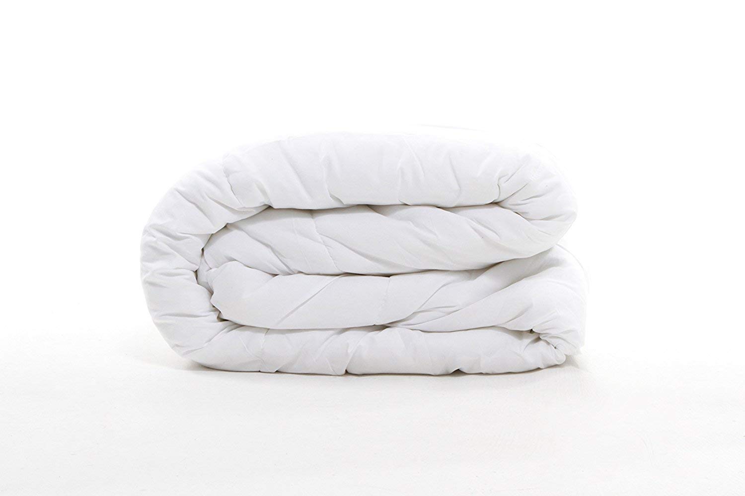 EL Lecho 1-Piece Classic Egyptian Cotton-1000TC - Super Soft -All Season-300 GSM Comforter + Free 2 Pillowcases King Size (White) 1