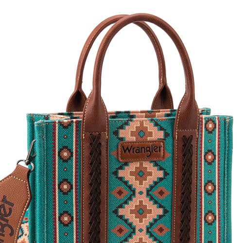 Image of Wrangler Aztec Tote Bag for Women Boho Shoulder Purses and Handbags