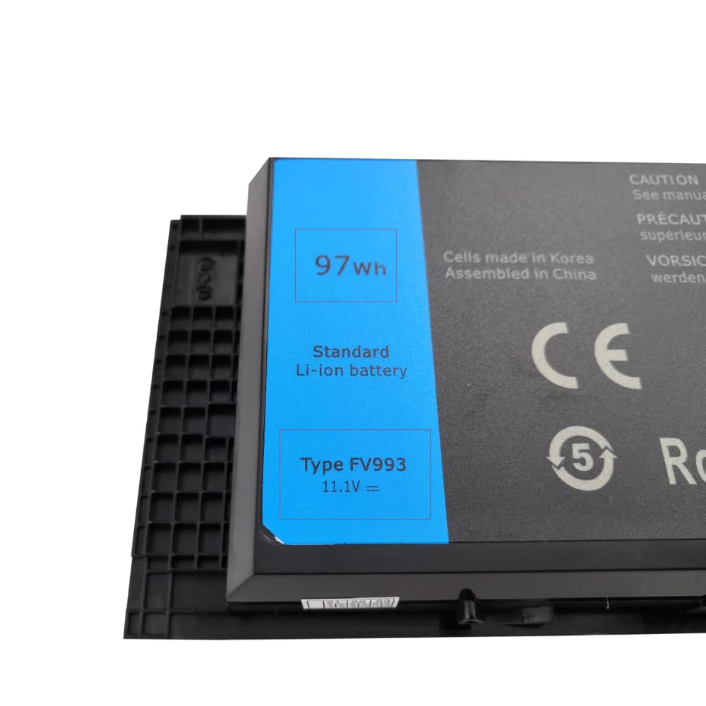 Amazon | FV993 97WH 互换 バッテリーFor ell Precision M4600 M4700 M6600 M6700 PG6RC  9GP08 7DWMT 97KRM修理交換用電池 2800MAH | 乾電池