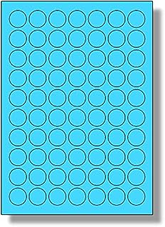 70 Per Page/Sheet, 50 Sheets (3500 ROUND Sticky Labels), Label Planet® White Blank Matt Self-Adhesive A4 Circular Circle Price Pricing Stickers, Printable With Laser or Inkjet Printer, UK LP70/25R, 25MM Diameter Circles, FOR JAM FREE PRINTING