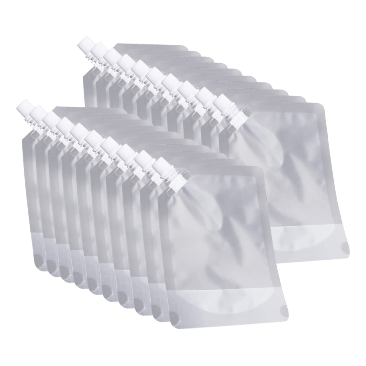 Alipis 20pcs Suction bag plastic drinking pouches drinking flask pouch plastic flasks bag disposable drinking pouches disposable beverage bags plastic beverage pouches liquid container