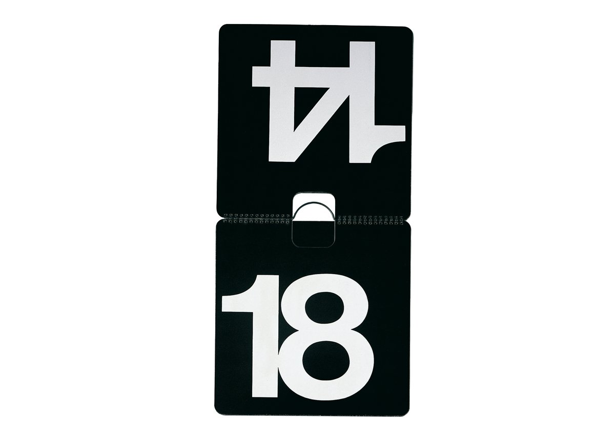 NAVA Design Calendario de pared perpetuo "Max 927.1 cm de 32 x 32 cm