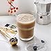 Olvini 13oz Glass Tumbler with Straw and Lid, Reusable Iced Coffee Cup Tumbler, Cute Glass Cups for Water, Matcha, Travel Coffee Mugs (Clear)