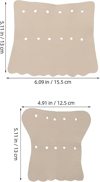 JOINPAYA Lot de 6 Pochettes de Billard en Cuir Synthétique Gris Blanc, Protège-Coins pour Table de Billard Standard, Doublures de Poches Angle Résistantes pour Salle de Loisirs - 2