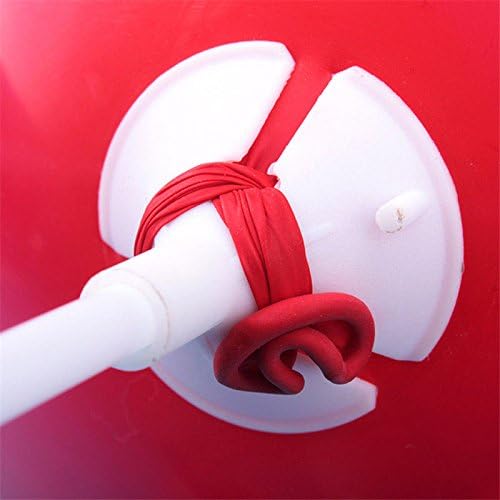 Balloon Sticks,IBanana 200 Pcs Plastic Reusable Thicken Milk-White Balloon Sticks Holders with Cups Suit for Wedding Birthday - Image 4