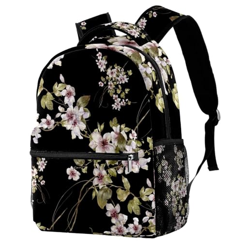 Sac à dos d'école feuilles et fleurs, le cadeau de rentrée idéal