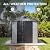 Patiowell 8x10 FT Resin Outdoor Storage Shed with Floor, Large Plastic Clearance Sheds with Lockable Door, Garden Tool Shed with Window for Backyard, Patio Storage, Light Gray