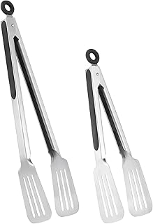 Metal Stainless Steel Cooking Tongs Set
