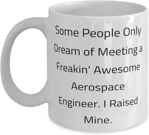 Divertidos regalos de ingeniero aeroespacial, algunas personas solo sueñan con reunirse, divertido cumpleaños 11oz 15oz taza para hombres mujeres,