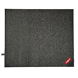 KickBlock Drum Rug 6'6' x 5'6' – Non-Slip Rubber Backing with Gig Bag Included – Drum Mat for Acoustic and Electronic Kits – Folds Compact for Travel – Drum Set Rug – Made in USA