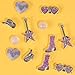 MOKADON Adult Shoe Charms Set (14 PCS) – Bow Crown Heart Dancer Decorative Footwear Accessories, Fashion Shoe Decorations, Not a Toy (E)