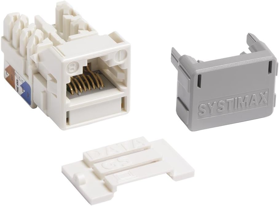 Commscope/Systimax GigaSpeed Cat6 Modular Jack, White (Alternate P/N 700206725) MGS400-262