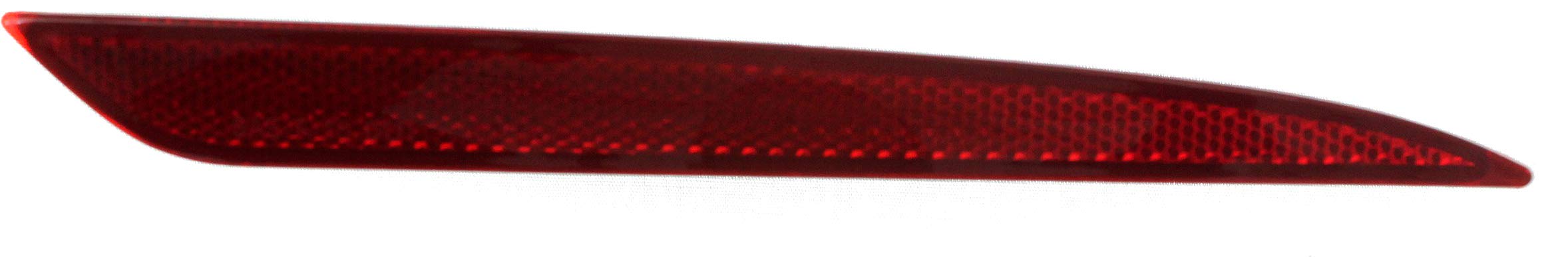 Evan Fischer Rear, Passenger Side Bumper Reflector Compatible with 2013-2016 Ford Fusion - FO1185103