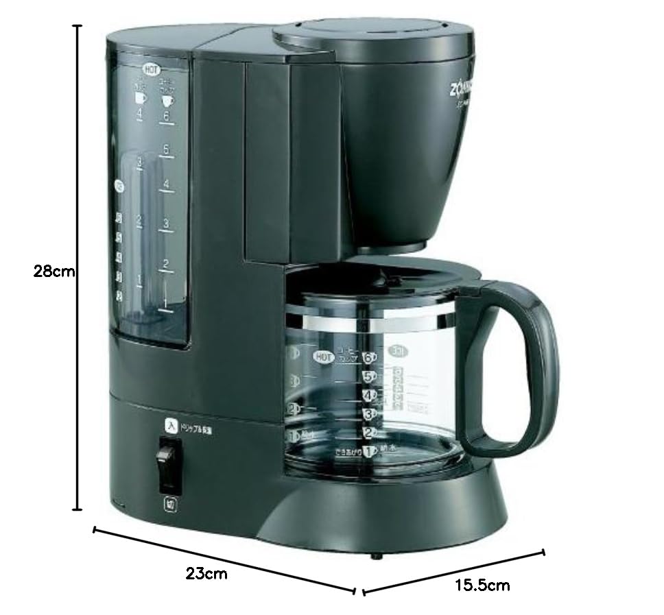 Amazon | ZOJIRUSHI コーヒーメーカー珈琲通 EC-AA60-TA ブラウン