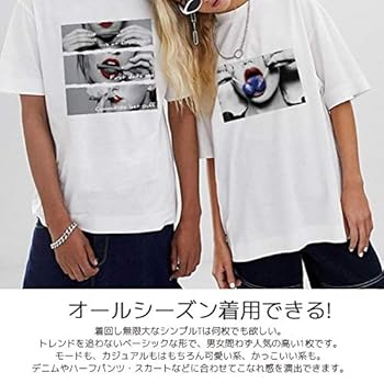 NON TOKYO 花柄プリント Tシャツ フリーサイズ 半袖 ユニセックス 301-shop_dt8017-w