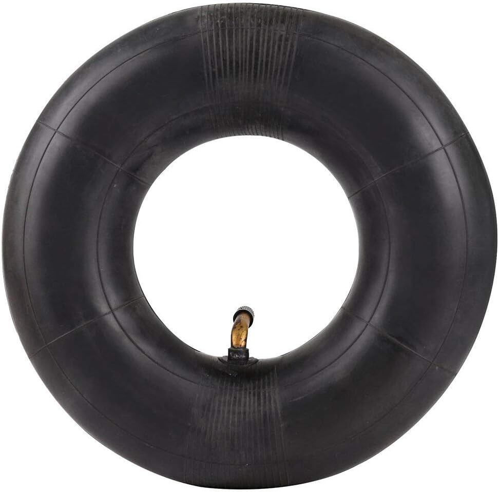 4.10/3.50-4 Premium Replacement Inner Tube (2 Pack) - Heavy Duty Angle Valve 4.10 x 3.5 - 4 Tube for 10" Pneumatic Tires, Hand Trucks, Dolly, Lawn Mowers, Wheelbarrows, Generators, Utility Carts