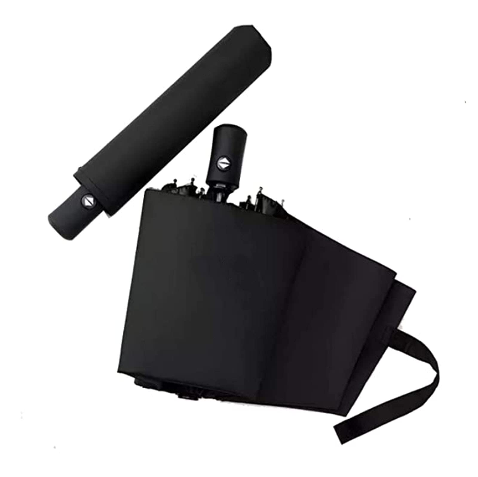 HOJKMATravel Umbrella Windproof UV 8 RIBS Automatic Open & Close Collapsible Folding Portable Compact Umbrella