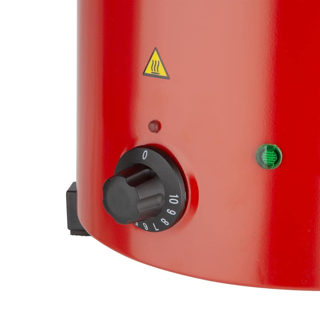 Buffalo GH227 Bouilloireà soupe électrique avec poignées en acier inoxydable Rouge 5,7 l/348 x 255 mm