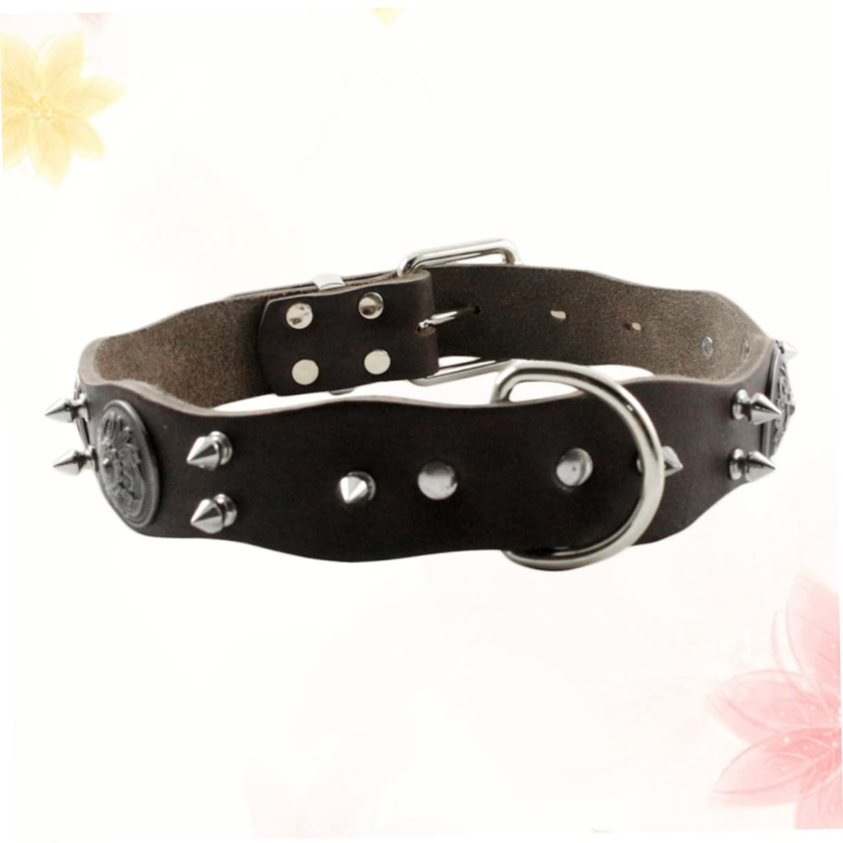 iplusmile Collier pour Chien PU Collier De Moyenne Et pour Chien Accessoires pour Animaux