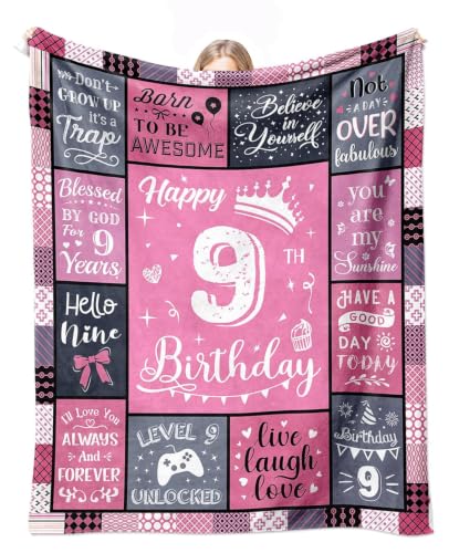 Meilleur cadeau pour adolescente de 9 ans couverture douce chambre